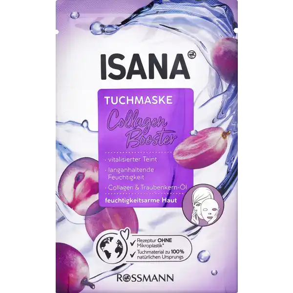 ISANA Masque en tissu Collagen Booster