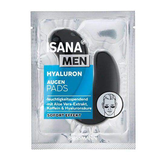 ISANA Patchs hydrogel pour les yeux Hyaluron Power pour hommes