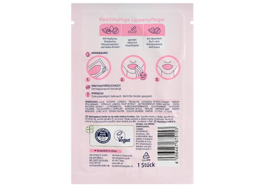 Balea Masque hydrogel pour les lèvres